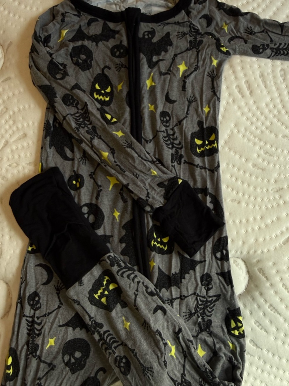 Little Sleepies Glow in the Dark Halloween Zippy